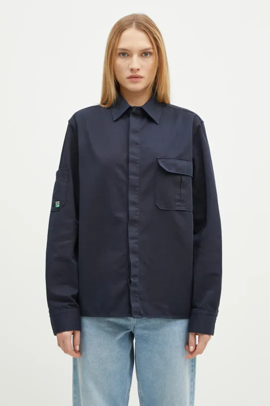 Maison Kitsuné giacca Quilted Blouson transitorio blu navy NW02103WQ4036