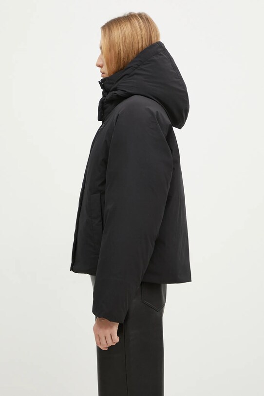 Пухова куртка Maison Kitsuné Puffer NW02202WQ4031 чорний AW24