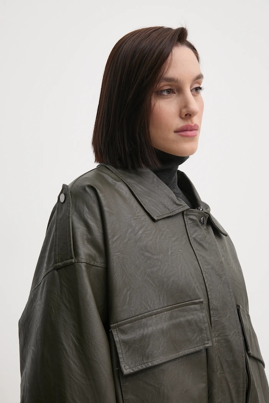 Μπουφάν Sandro Ferrone S130YBEEROS πράσινο