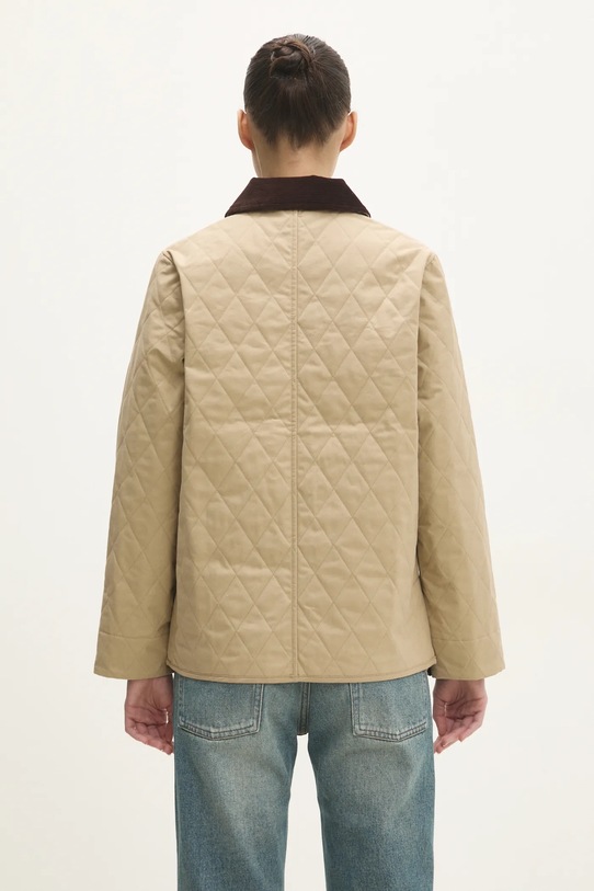 Clothing Sporty & Rich cotton jacket Vendome Quilted OW008512205BE01 beige