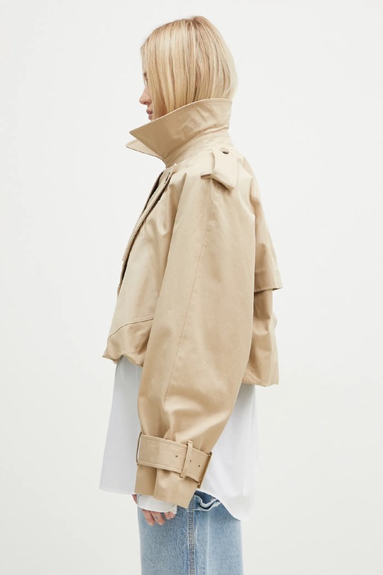JW Anderson trencz Cropped Trench Coat JK0341.PG1651.031 beżowy AW24