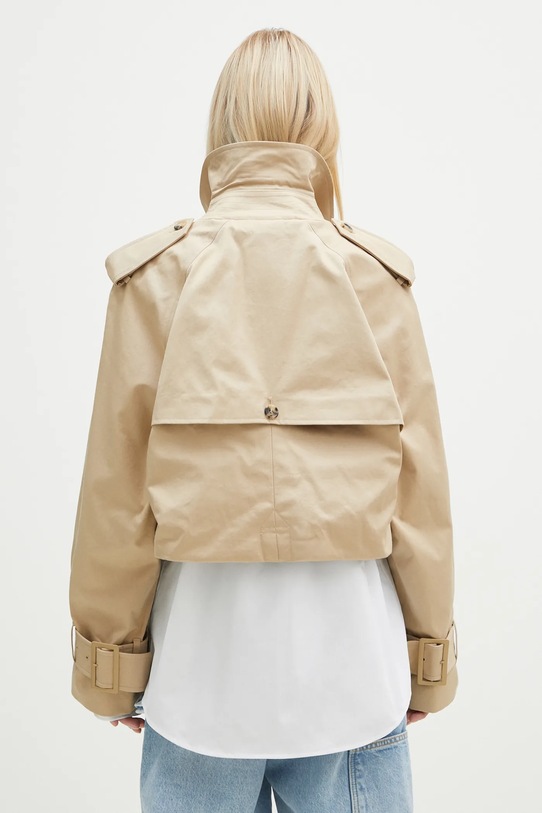 Odzież JW Anderson trencz Cropped Trench Coat JK0341.PG1651.031 beżowy