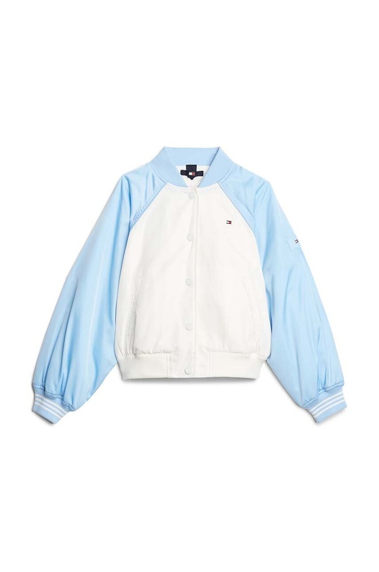 Detská bunda bomber Tommy Hilfiger bomber modrá KG0KG08054.9BYH.128.176