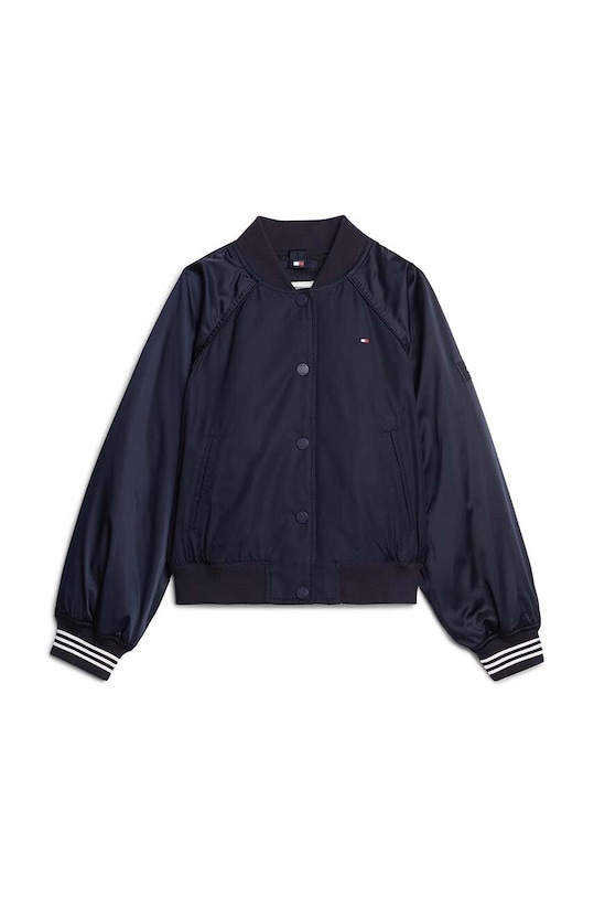 Dječja bomber jakna Tommy Hilfiger Planet friendly mornarsko plava KG0KG08054.9BYH.128.176