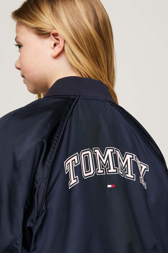 Dječja bomber jakna Tommy Hilfiger mornarsko plava KG0KG08054.9BYH.128.176