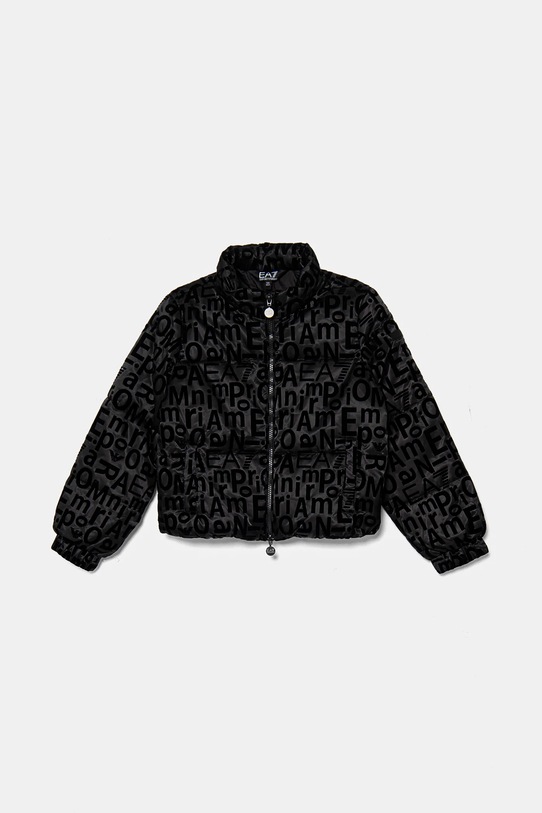 EA7 Emporio Armani geaca copii cu captuseala negru 6DFB04.FN05Z