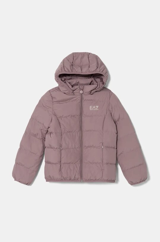 EA7 Emporio Armani geaca copii cu captuseala violet 8NFB08.FNF8Z