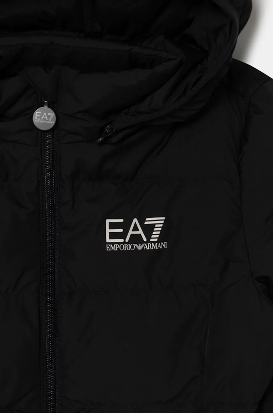 Dziewczynka EA7 Emporio Armani kurtka dziecięca 8NFB08.FNF8Z czarny