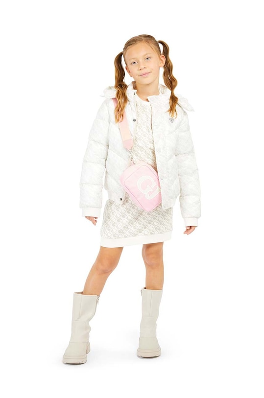 Dětská bunda Guess s podšívkou béžová J4YL02.WEGY0.9BYH