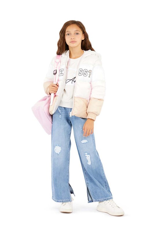 Дитяча куртка Guess з утепленням бежевий J4YL04.WEGY0.9BYH