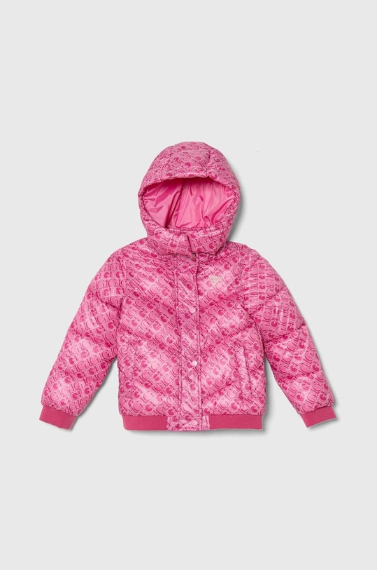 Dětská bunda Guess s podšívkou růžová K4YL00.WEGY0.9BYH