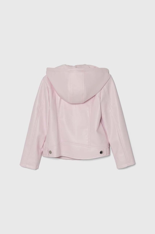 Детско рокерско яке Guess K4YL01.WAEI0.9BYH розов AW24