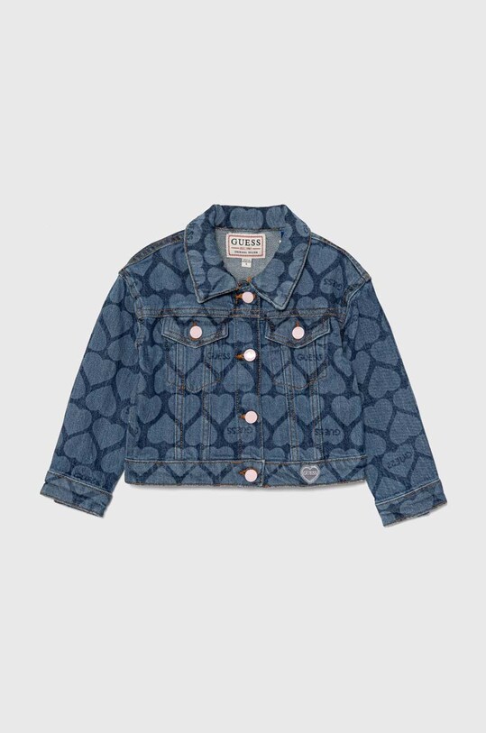 Детская джинсовая куртка Guess без подкладки голубой K4YL03.D4WF0.9BYH