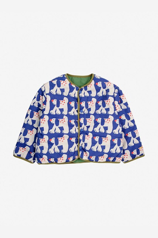 Bobo Choses geaca reversibila pentru copii Fairy Dog 224AC129 verde AW24