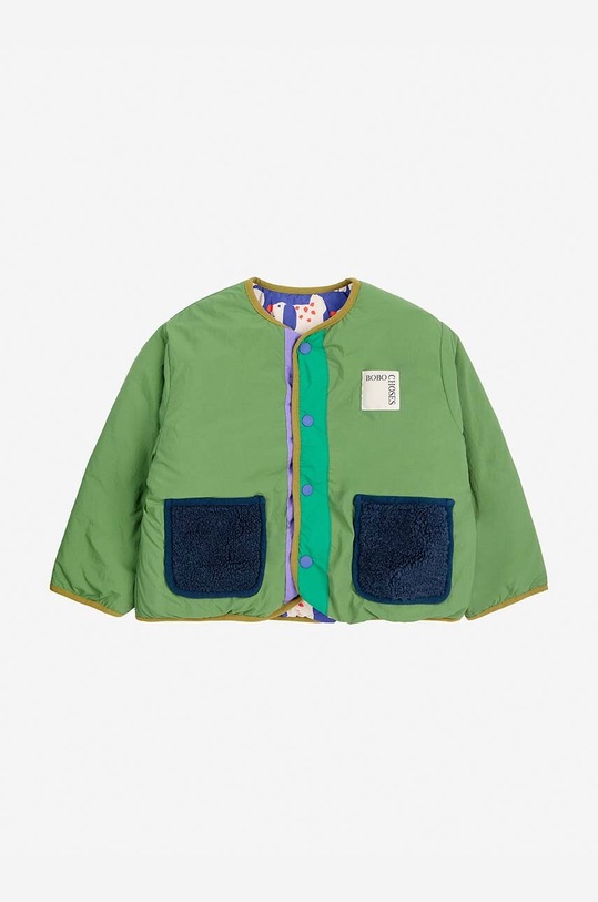 Bobo Choses geaca reversibila pentru copii Fairy Dog 224AC129 verde