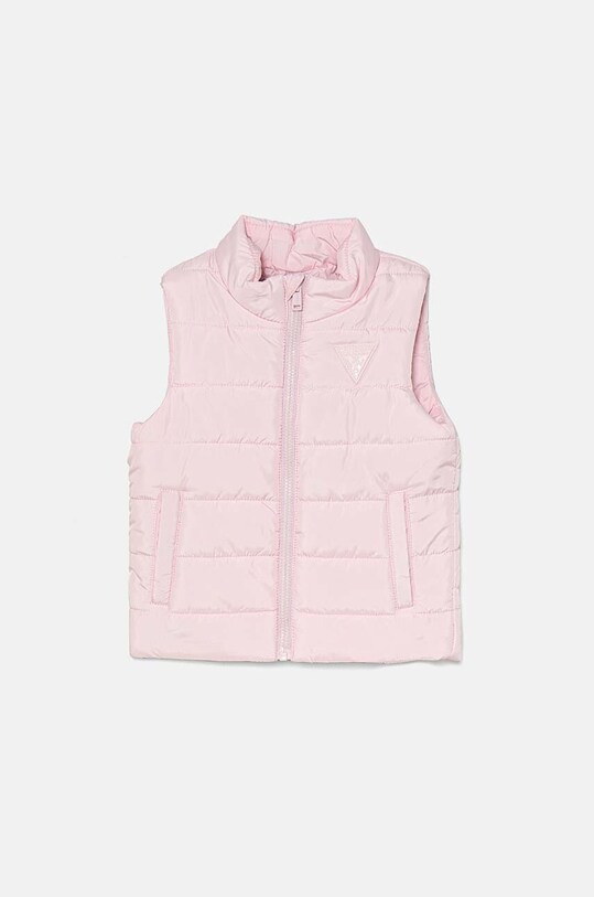 Дитяча безрукавка Guess злегка утеплена рожевий H4YT01.WCFM0.G.9BYH