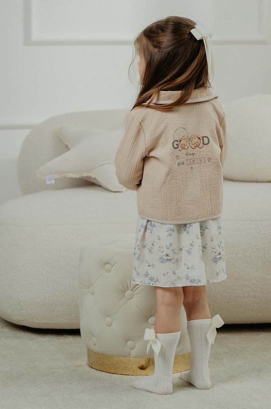 Детско яке Jamiks MIU без изолация бежов MIU.Kurtka.JZH243