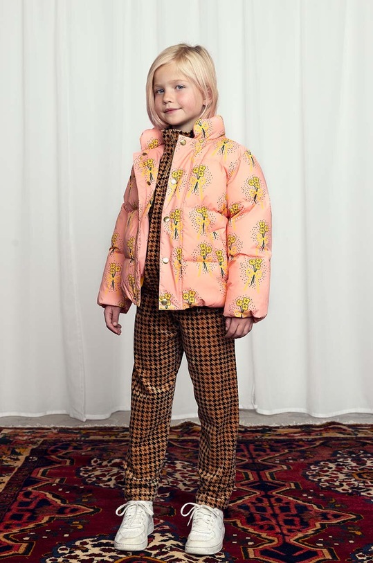 Dječja jakna Mini Rodini Winter flowers 2471011328 roza