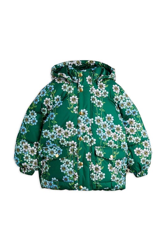 Dječja jakna Mini Rodini Daisys 2471012075 zelena AW24