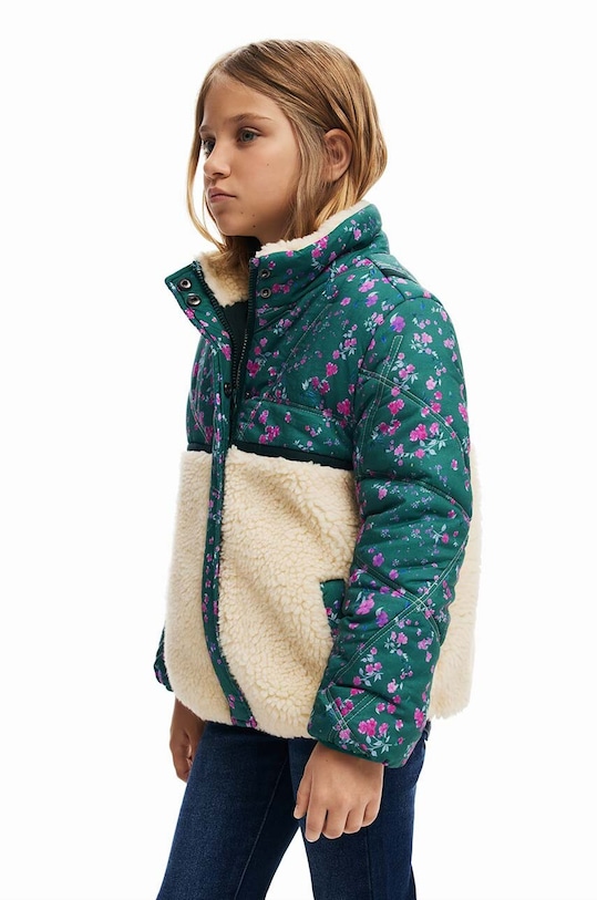 Детско яке Desigual с изолация тюркоазен 24WGEW08