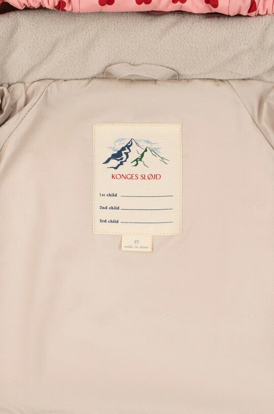 Konges Sløjd geaca copii NUKA JACKET GRS KS101204.G roz