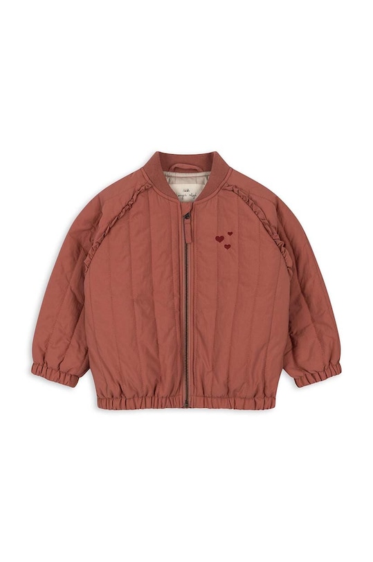 Konges Sløjd kurtka bomber dziecięca JUNO FRILL BOMBER JACKET KS101246 różowy AW24