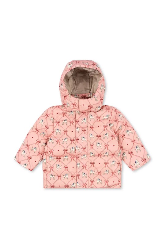 Konges Sløjd geaca de puf pentru copii MAGNUM DOWN JACKET PRINT GRS KS101265 roz AW24