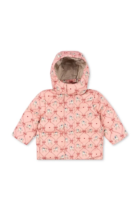 Detská páperová bunda Konges Sløjd MAGNUM DOWN JACKET PRINT GRS KS101265 ružová AW24