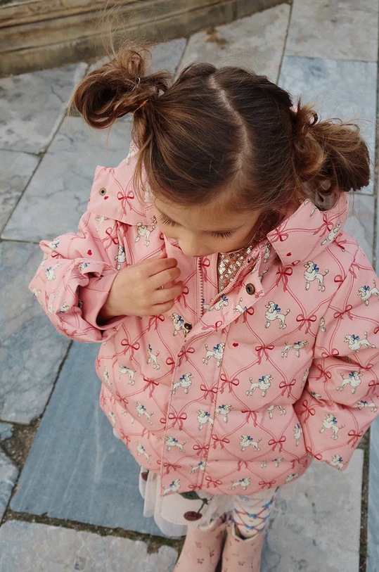 Detská páperová bunda Konges Sløjd MAGNUM DOWN JACKET PRINT GRS KS101265