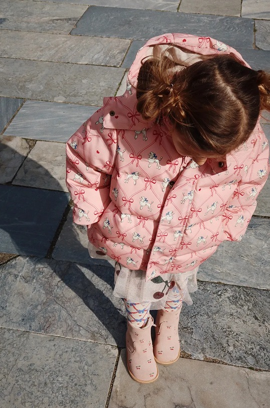 Detská páperová bunda Konges Sløjd MAGNUM DOWN JACKET PRINT GRS KS101265