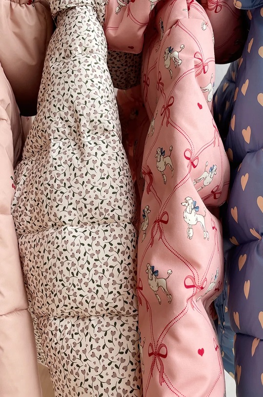 Detská páperová bunda Konges Sløjd MAGNUM DOWN JACKET PRINT GRS KS101265