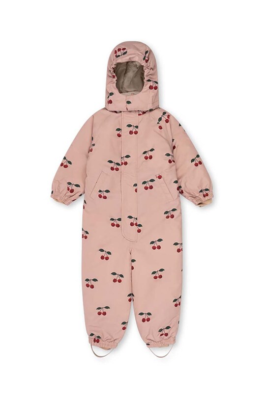 Дитячий зимовий комбінезон Konges Sløjd NOHR SNOWSUIT PRINT KS101277.G помаранчевий AW24