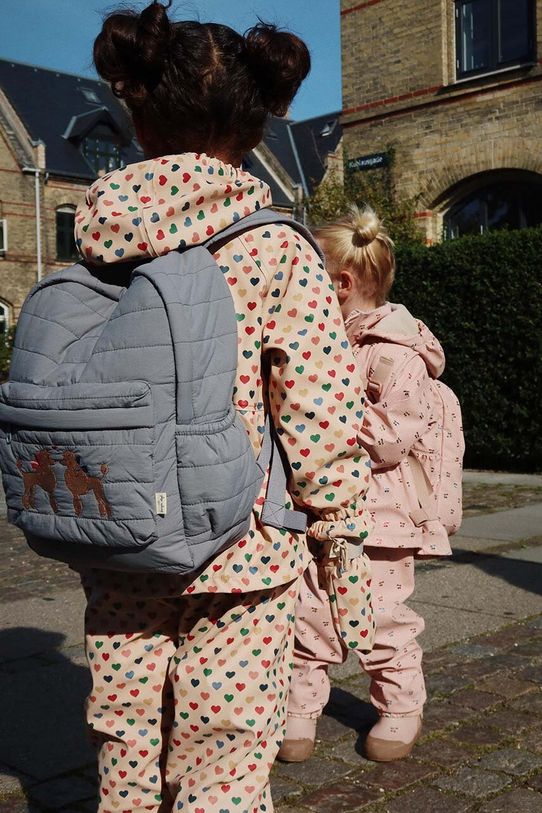 Dječji komplet za kišu Konges Sløjd RAINY PALME SET GIRL KS101287 narančasta