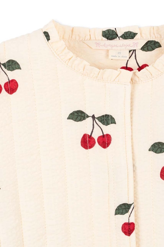 Детско яке Konges Sløjd LUNELLA QUILTED JACKET GOTS бежов KS101577