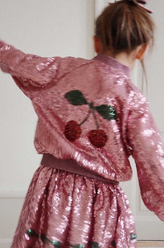 Konges Sløjd kurtka bomber dziecięca STARLA SEQUIN JACKET KS101690