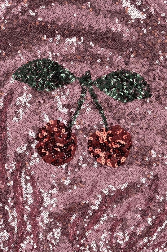 Konges Sløjd kurtka bomber dziecięca STARLA SEQUIN JACKET różowy KS101690