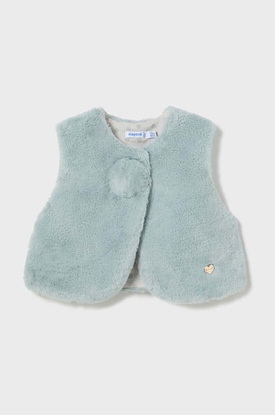 Prsluk za bebe Mayoral bez tople podstave tirkizna 2327.4G.Baby.9BYH