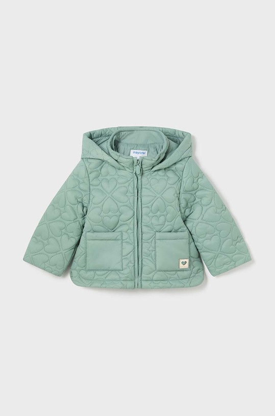 Dětská bunda Mayoral přechodné tyrkysová 2484.4J.Baby.9BYH