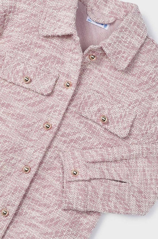 Mayoral kurtka koszulowa dziecięca 4118.6C.Mini.9BYH różowy AW24
