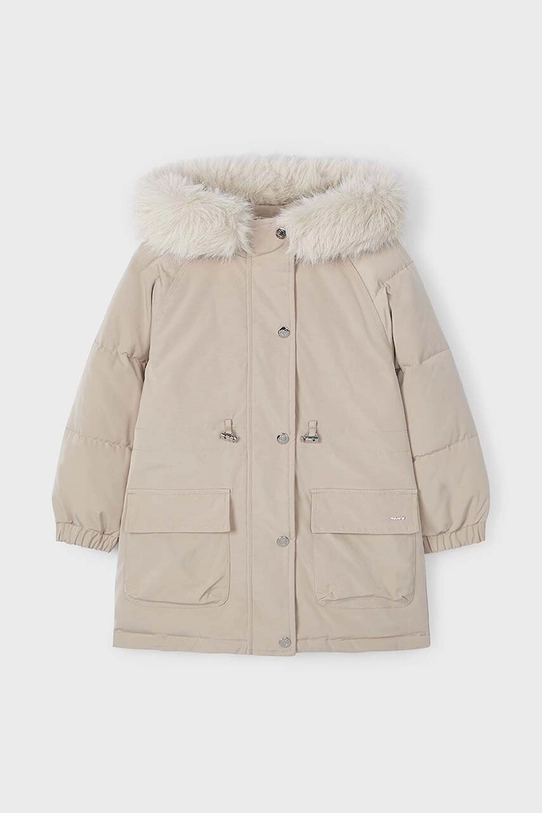 Dječja parka jakna Mayoral 4493.6F.Mini.9BYH bež AW24