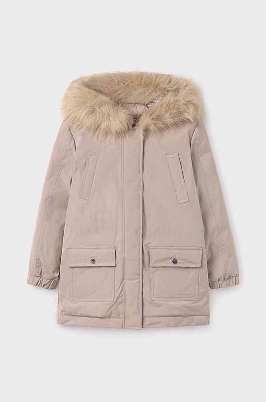 Mayoral parka dziecięca 7480.8C.Junior.9BYH beżowy AW24