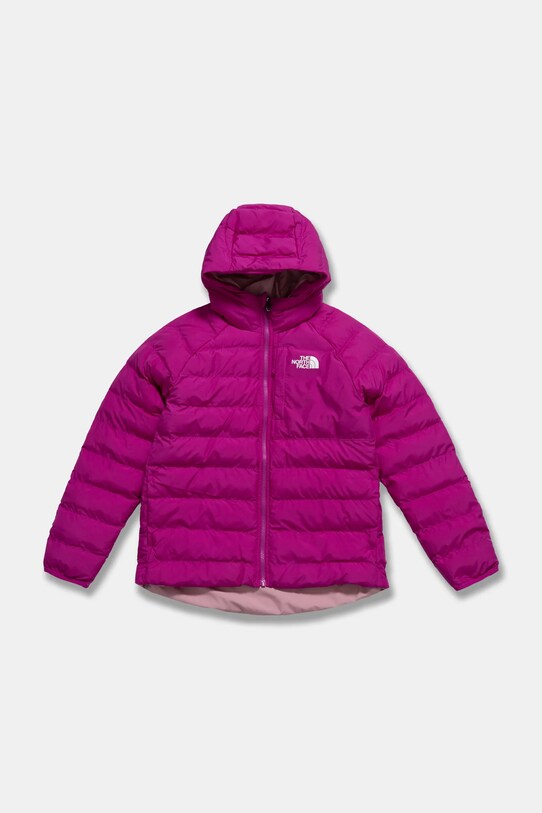 The North Face geaca reversibila pentru copii REVERSIBLE PERRITO HOODED JACKET cu captuseala roz NF0A88UE1I71