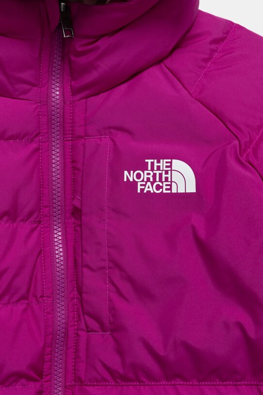 The North Face geaca reversibila pentru copii REVERSIBLE PERRITO HOODED JACKET NF0A88UE1I71 roz