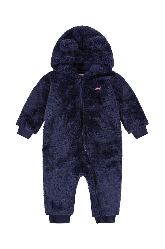 Levi's combinezon bebe BEAR SHERPA COVERALL cu captuseala bleumarin 6EL511