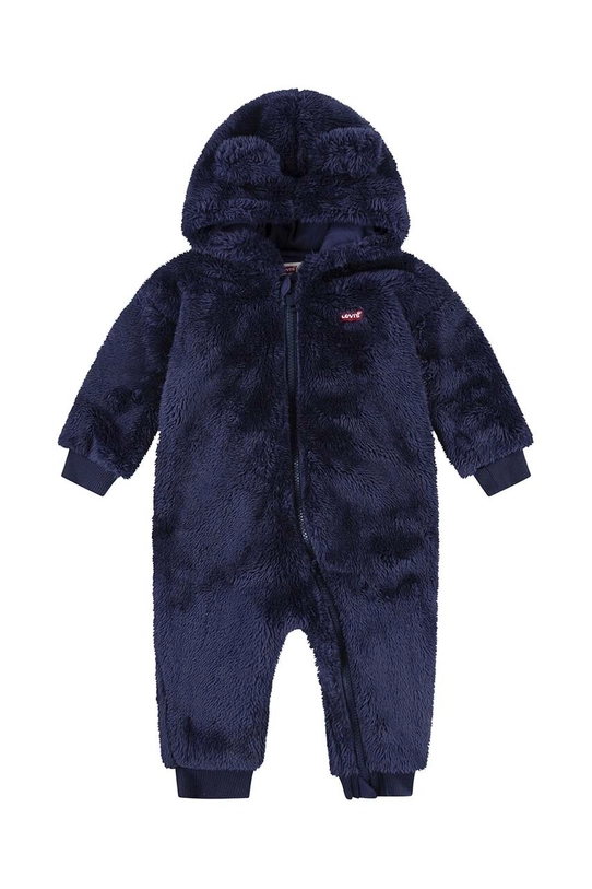 Levi's babaoverál BEAR SHERPA COVERALL enyhén szigetelt sötétkék 6EL511