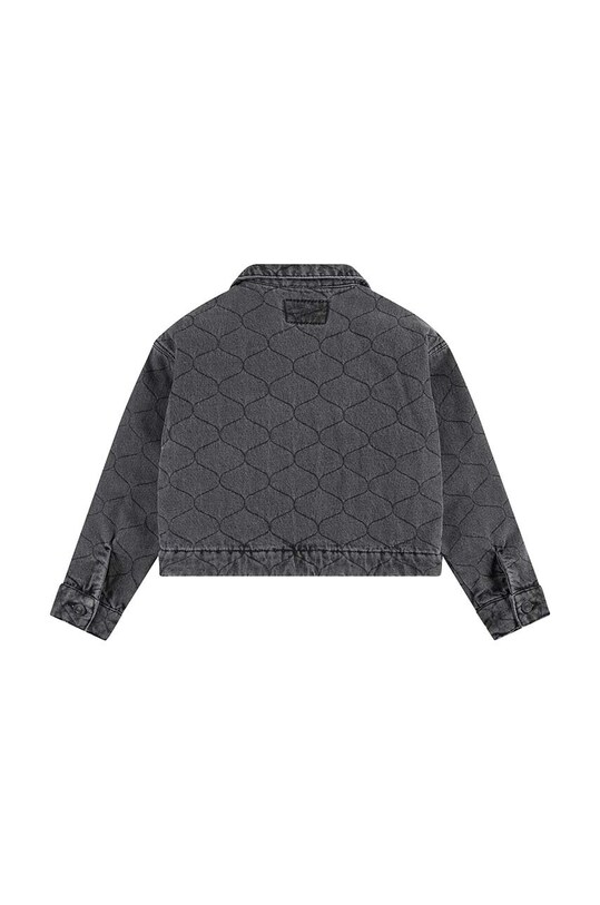 Детская джинсовая куртка Levi's QUILTED TRUCKER JACKET 4EL097 серый AW24