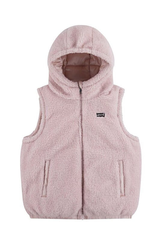 Fete Levi's vesta cu doua fete pentru copii REVERSIBLE VEST 4EL266 roz