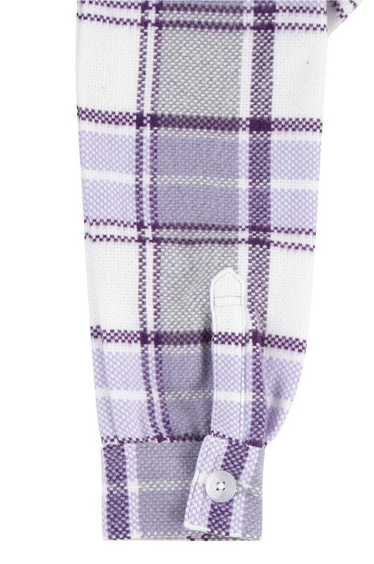Dětská bunda Levi's OVERSIZED PLAID SHACKET fialová 3EL410