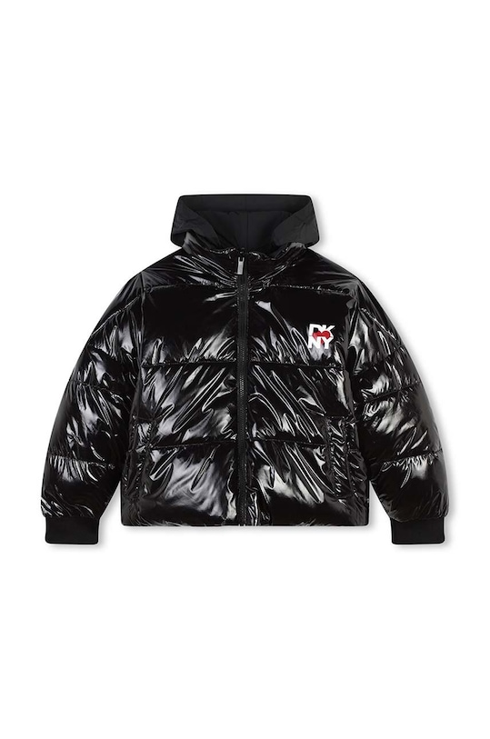 Detská obojstranná bunda Dkny zateplené čierna D62076.156.162