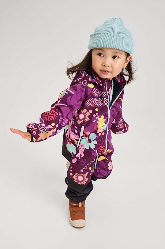 Kojenecký overal Reima Mjosa s podšívkou burgundské 5100006A.G.9BYH